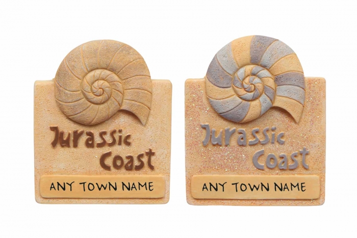 Jurassic Coast Magnet - Town Named