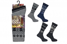 Men's Printed Boot Sock