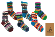 Unisex 'Sherpa Lined' Long Wool Socks
