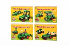 Farm Tractor Block Set