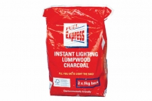 BBQ Instant Light Charcoal, 2x1Kg