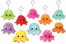 Happy/Grumpy Octopus on Keyring