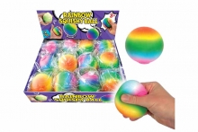 Rainbow Squeezy Ball - In Display