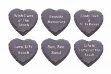 Slate Heart Magnet - Beach Expressions