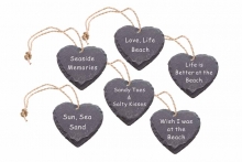 Heart Slate Hanger - Beach Expressions