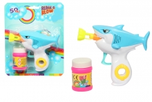 Shark Bubble Gun - Carded