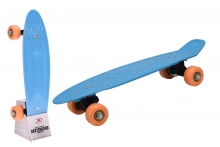 Large Retro Skateboard - Blue