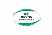 *FLAT* Rugby Ball - Devon, 8" 