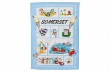 Somerset Souvenir Tea Towel 