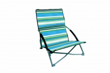 Striped Beach Chair- Low 